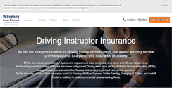 Desktop Screenshot of driving-school-insurance.com